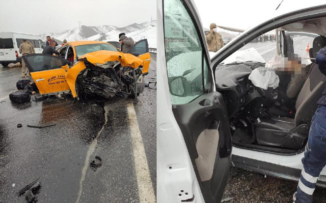 Van'da trafik kazasında can pazarı! 3 kişi öldü 7 kişi de yaralandı - Resim: 1