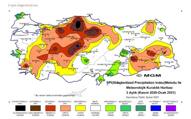 Yağışlar kuraklık rüzgarını tersine çevirdi! Meteoroloji'nin rengi değişti - Resim: 0