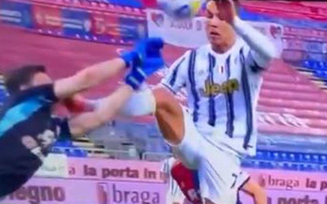 Ronaldo'nun kırmızı kart görmemesine tepki yağdı sarıyla kurtuldu - Resim: 0