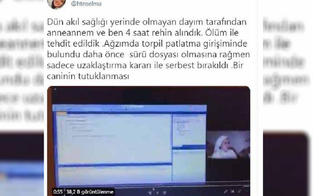 Trabzon'da genç kızı dayısı rehin aldı ağzında torpil patlatmakla tehdit etti - Resim: 0