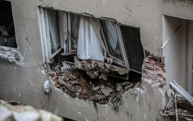 Bursa'da meydana gelen heyelan nedeniyle 7 bina boşaltıldı - Resim: 1