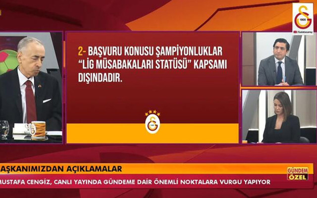 Galatasaray'dan TFF'ye Fenerbahçe başvurusu! Mustafa Cengiz, Ali Koç'u bombaladı - Resim: 1