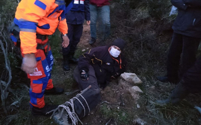 Maden mühendisinin korku dolu anları! Metrelerce yuvarlandı son anda kurtarıldı - Resim: 0