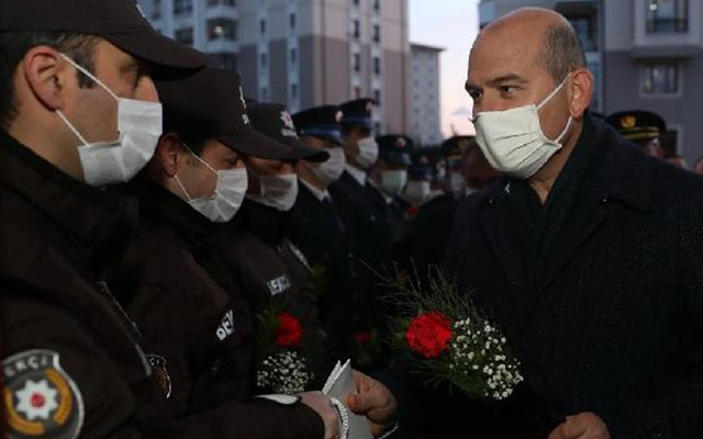 İçişleri Bakanı Süleyman Soylu, Şehit Behram Aktaşlı Polis Merkezi Amirliği'ni ziyaret etti - Resim: 0
