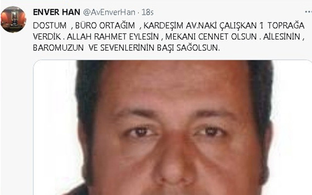 Malatya'da 47 yaşındaki avukat Covid-19'a yenik düştü - Resim: 0