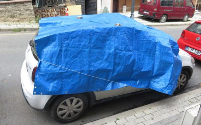 İstanbul'a dolu uyarısı sonrası Üsküdar: Kilimli ve battaniyeli önlem başladı - Resim: 0