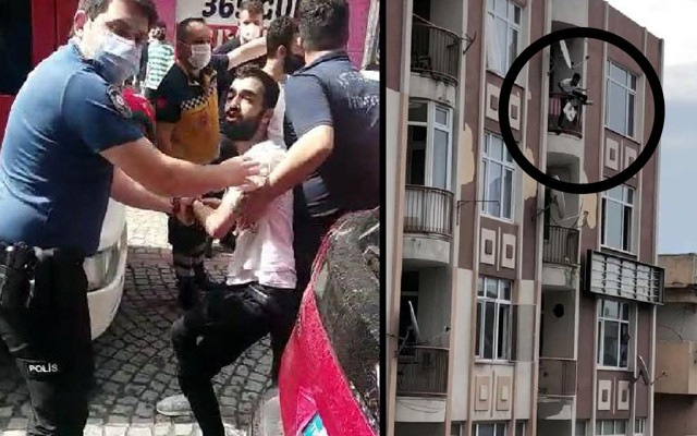 Avcılar'da Suriyeli şahıs birlikte yaşadığı kadını dövdü sonra da 5'inci kattan atlamak istedi - Resim: 0