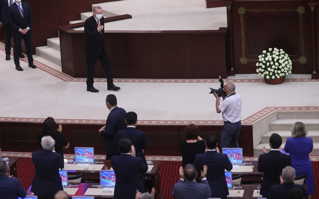 Cumhurbaşkanı Erdoğan Azerbaycan Meclisi'ne konuştu Dünyaya mesaj var - Resim: 0