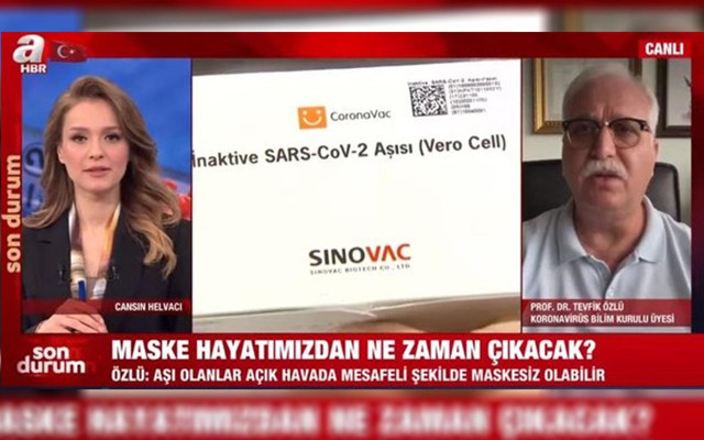 Bilim Kurulu Üyesi Prof. Dr. Tevfik Özlü: Aşı olanlar açık havada maske takmayabilir - Resim: 0