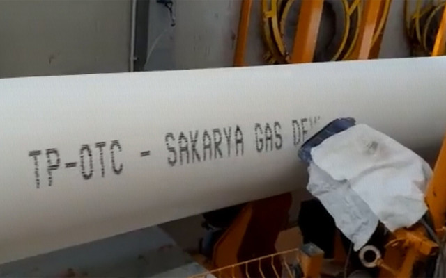 Karadeniz'de kullanılacak doğal gaz borularının üretimine başlandı - Resim: 0