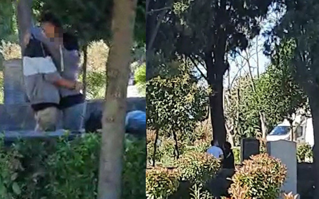 Edirnekapı Şehitliği'nde saygısızca görüntüler sonrası polis denetimi - Resim: 1