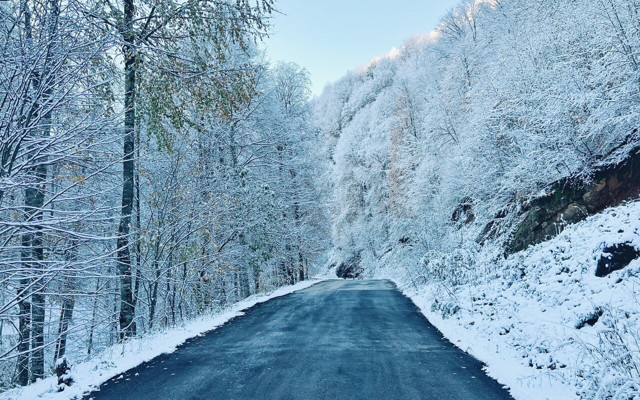 Bursa'da kar yağışı kartpostallık görüntüler ortaya çıkardı, gören mest oldu - Resim: 1
