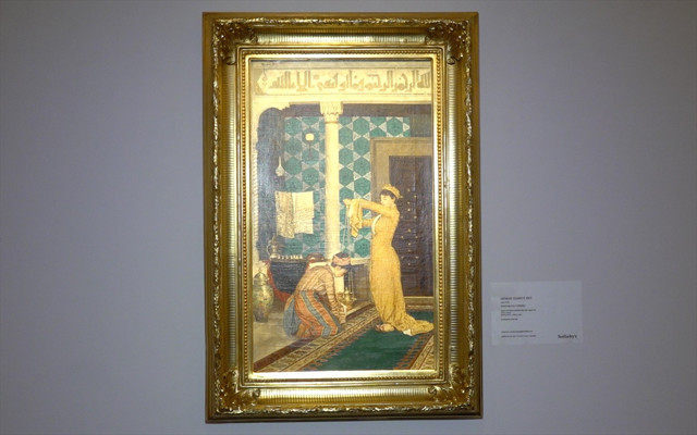 Osman Hamdi Bey'in kayıp tablosu Londra'da ortaya çıktı! Satışa sunulacak - Resim: 1
