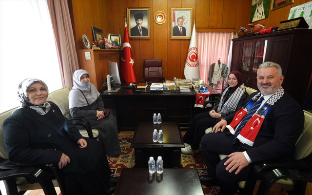 Gazzeli Meryem, Cumhurbaşkanı Erdoğan ile görüşme hayalini gerçekleştirdi - Resim: 0