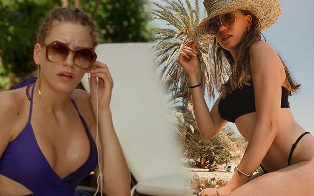 Serenay Sarıkaya'dan sosyal medyayı sallayan bikinili paylaşım - Resim: 4