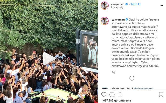 Can Yaman Roma’yı yaktı Havalimanında büyük izdiham - Resim: 3