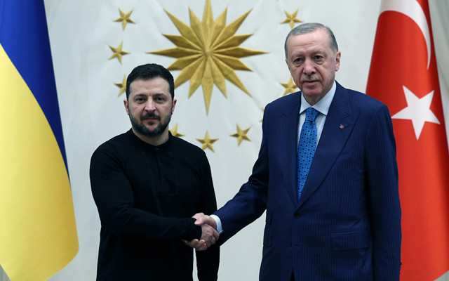 Cumhurbaşkanı Erdoğan, Ukrayna Devlet Başkanı Zelenskiy ile görüştü