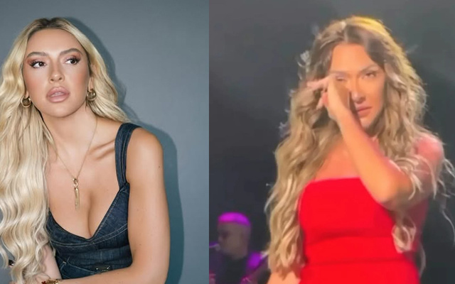 Hadise'nin duygusal anları: Sahnede gözyaşlarını tutamadı