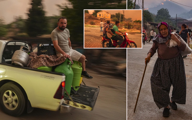 İzmir Ödemiş'teki orman yangını 3. gününde: Alevlerden kaçış görüntülendi