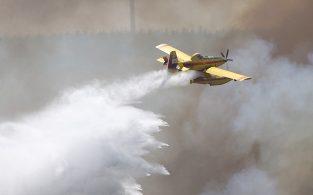 Çanakkale'de orman yangını çıktı! Rüzgar çok fena alevler köylere ilerliyor