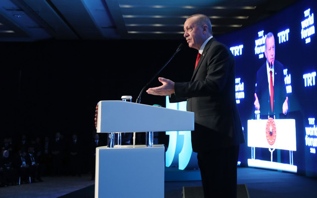 Cumhurbaşkanı Erdoğan TRT Word forumunda bombaladı: Biz susmayacağız - Resim: 1