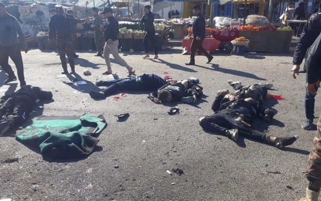 Bağdat'ın merkezinde bombalı intihar saldırısı! Ölü sayısı dakika dakika artıyor - Resim: 0