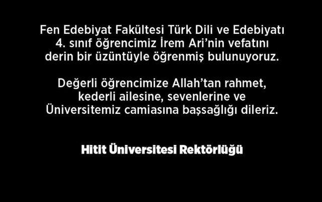 Çorum'da üniversite öğrencisi İrem Ari yolda giderken bir anda yere yığılıp öldü - Resim: 0