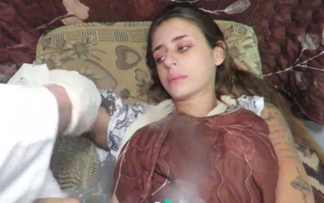 HAMAS rehine kadının görüntülerini yayınladı! Beni tedavi ettiler, ilaç verdiler! Her şey yolunda - Resim: 2