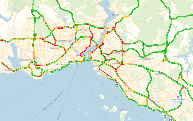 ibb trafik haritası