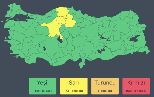 4 il için "sarı" kodlu uyarı verildi! Gök gürültülü sağanak geliyor - Resim: 0