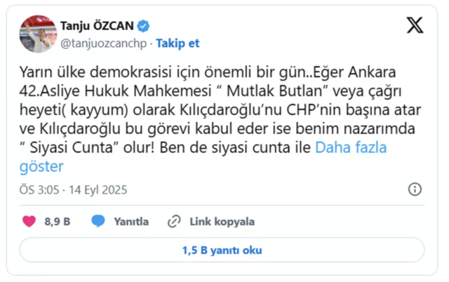 "İstifam cebimde" Tanju Özcan'dan "Kılıçdaroğlu" resti - Resim: 0