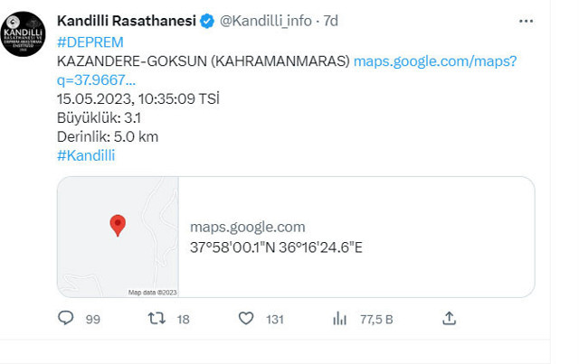 Kahramanmaraş'ta deprem oldu! Kandilli'den açıklama geldi şiddeti kaç? - Resim: 0