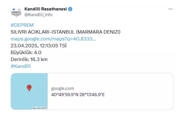 İstanbul Silivri'de deprem oldu! AFAD ve Kandilli Rasathanesi'nden açıklama - Resim: 2