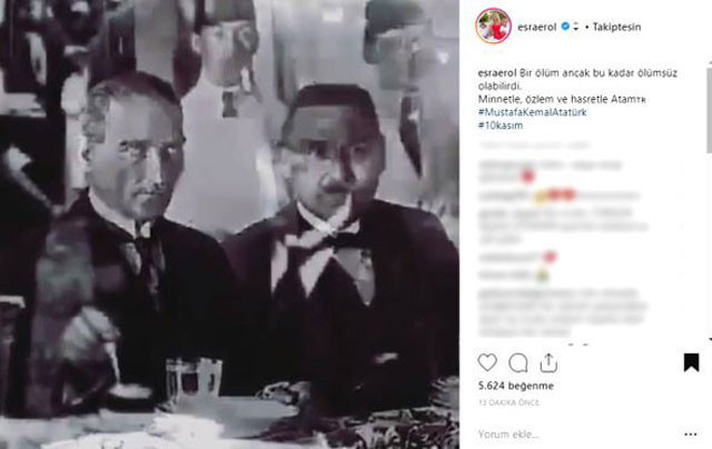 Ünlülerden 10 Kasım paylaşımları 'Son kasıma kadar kalbimizdesin' - Resim: 3