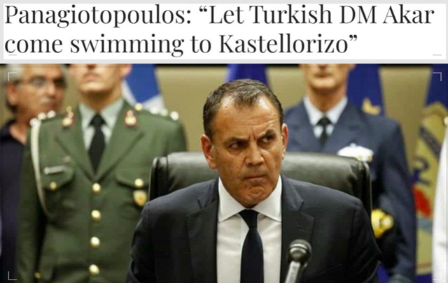 Yunan Bakandan Hulusi Akar'a haddi aşan sözler: Yüzerek gelsin - Resim: 0