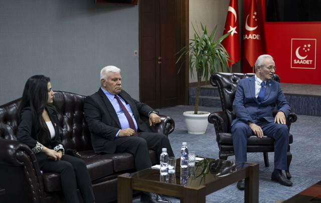 Saadet Partisi'nde siyasi partiler arası bayramlaşma - Resim: 0