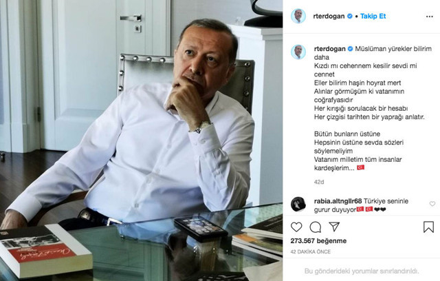 Cumhurbaşkanı Erdoğan'dan şiir paylaşımı - Resim: 0