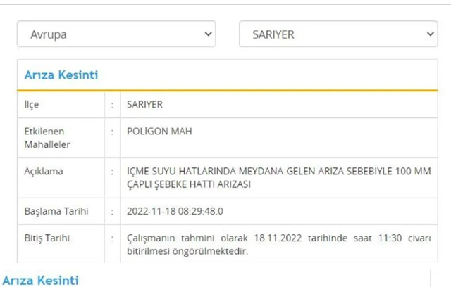 Tedbirinizi alın İSKİ duyurdu 5 ilçede su yok - Resim: 0