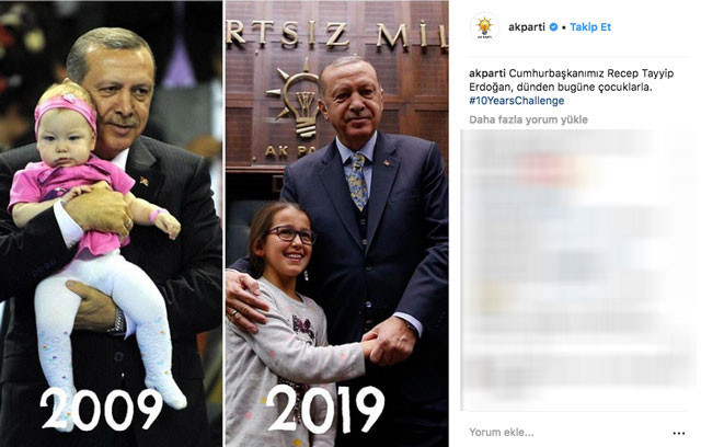 Cumhurbaşkanı Erdoğan da '10 years challange' akımına dahil oldu!  - Resim: 4