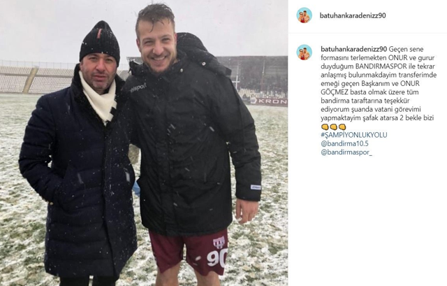 Batuhan Karadeniz transferini kendi duyurdu: Şafak atarsa 2, bekle bizi - Resim: 0