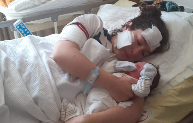 Doğum yaptıktan sonra eşi bıçakladı! Gaziantep'teki annenin durumu - Resim: 1