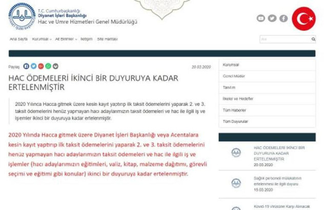Diyanet'ten hac işlemleri ile ilgili önemli karar - Resim: 0
