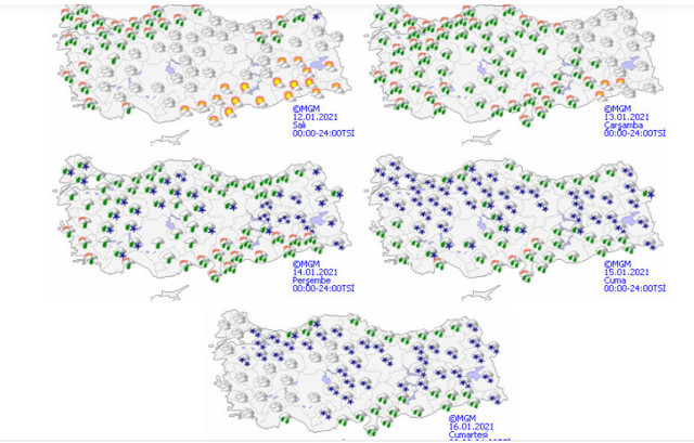 AKOM'dan İstanbul için kuvvetli sağanak yağmur ve kar uyarısı! Perşembe gününe dikkat - Resim: 0