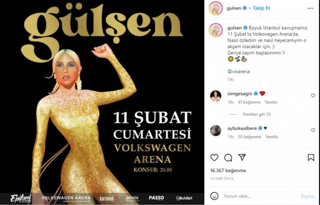 Gülşen 'geri sayım başlasın' diyerek duyurdu! 'O akşam olacaklar için heyecanlıyım' - Resim: 0