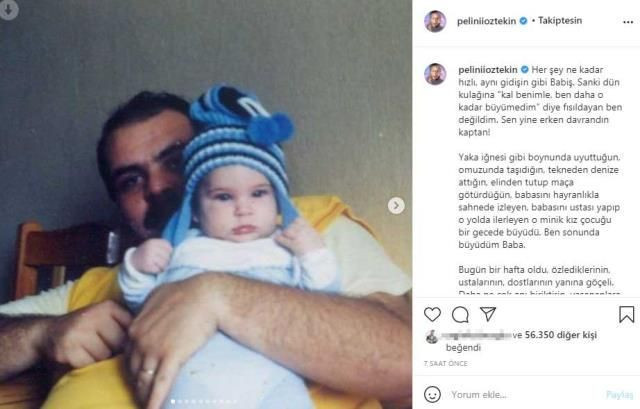 Babası Rasim Öztekin'in yedisinde Pelin Öztekin bakın neler yazdı duygusal paylaşım... - Resim: 3