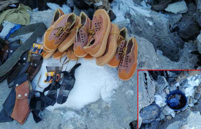 Lice'de PKK'lı teröristlerin sığınağı kullanılamaz hale getirildi - Resim: 0