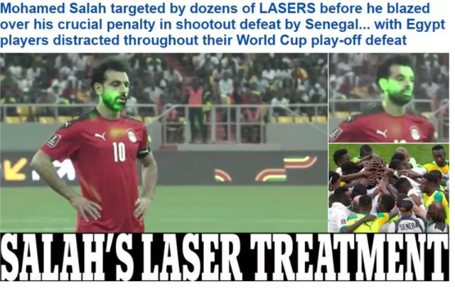 Dünya bunu konuşuyor; Mohamed Salah lazerle kör edildi - Resim: 2