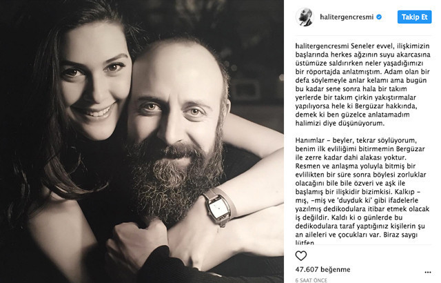 Halit Ergenç isyan etti "ilk evliliğimi bitirmemin Bergüzar ile..." - Resim: 4