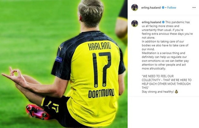 Erling Haaland'dan Corona virüs paylaşımı - Resim: 0