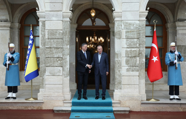 Cumhurbaşkanı Erdoğan, Becirovic'i resmi törenle karşıladı - Resim: 0